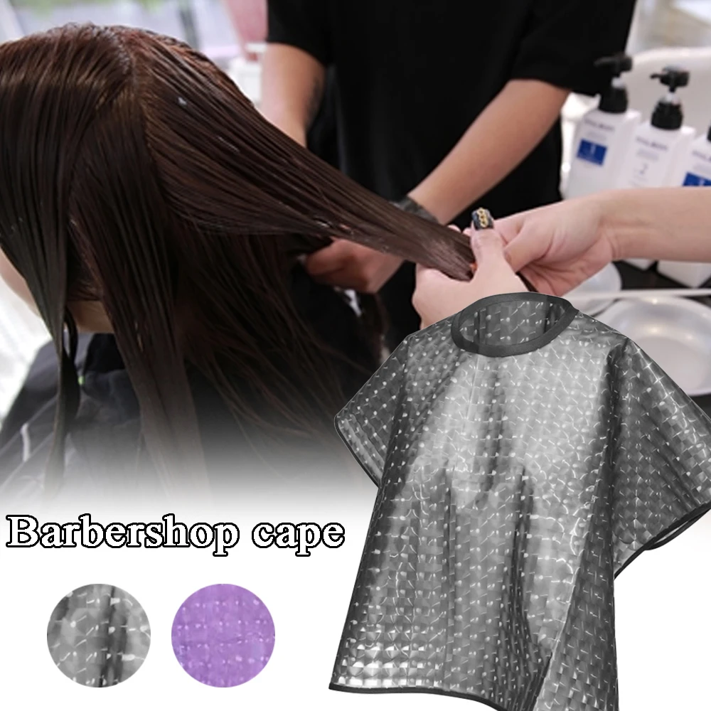 Short Hairdressing Cape For Adult Waterproof Hairdresser Cape Professional Barbershop Coat Salon Haircut Apron Hair Dye Tools