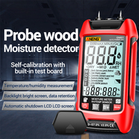 GN601 0~99.9% Timber Hygrometer 20.5% RH Display Wood Moisture Meter Multiscene Measure Temperature Humidity Probe Testers