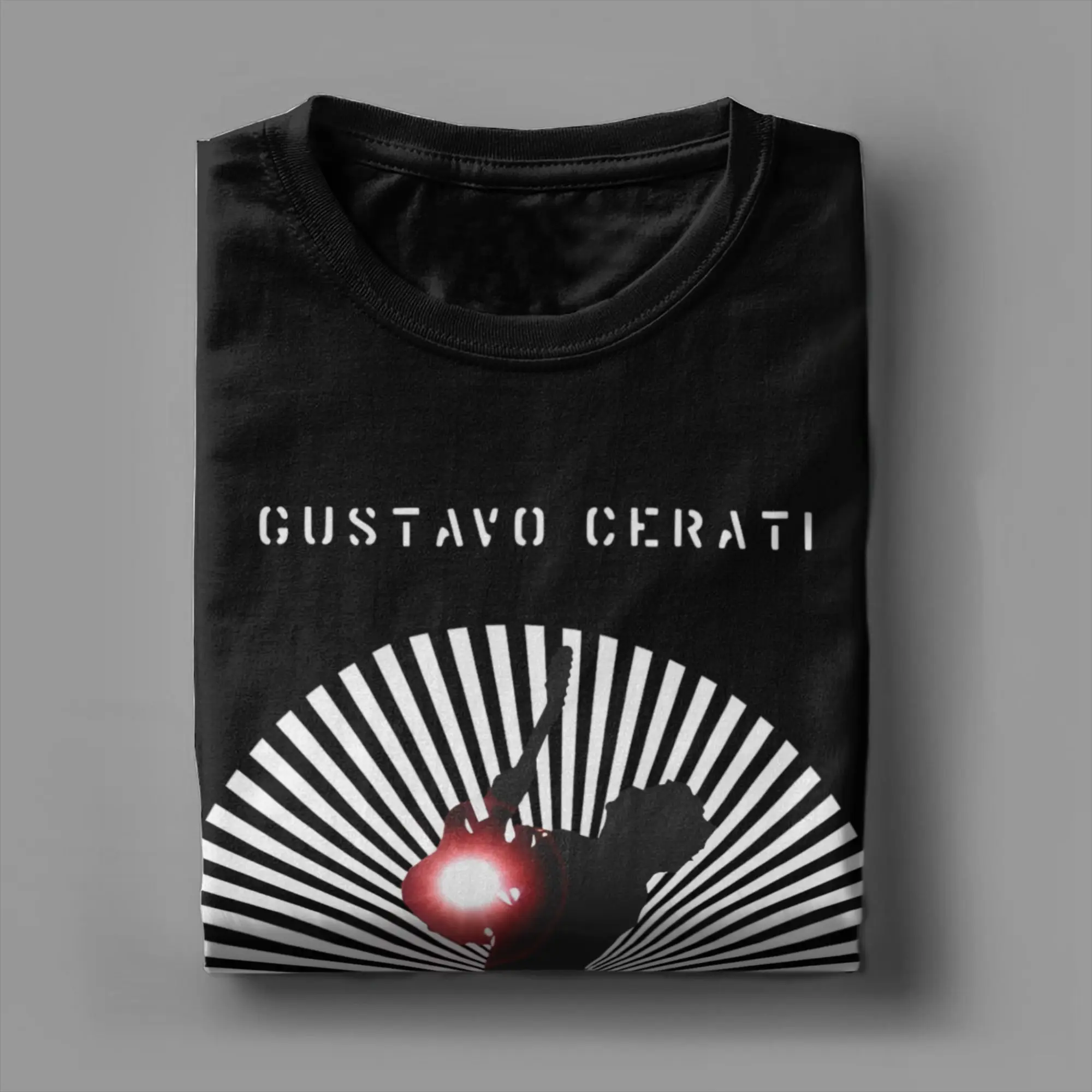 

Gustavo Cerati Tour 2025 Album T-Shirt Summer Cotton T Shirts For Men Hip Hop Casual Tee Shirt Short Sleeves Streetwear Top Tees