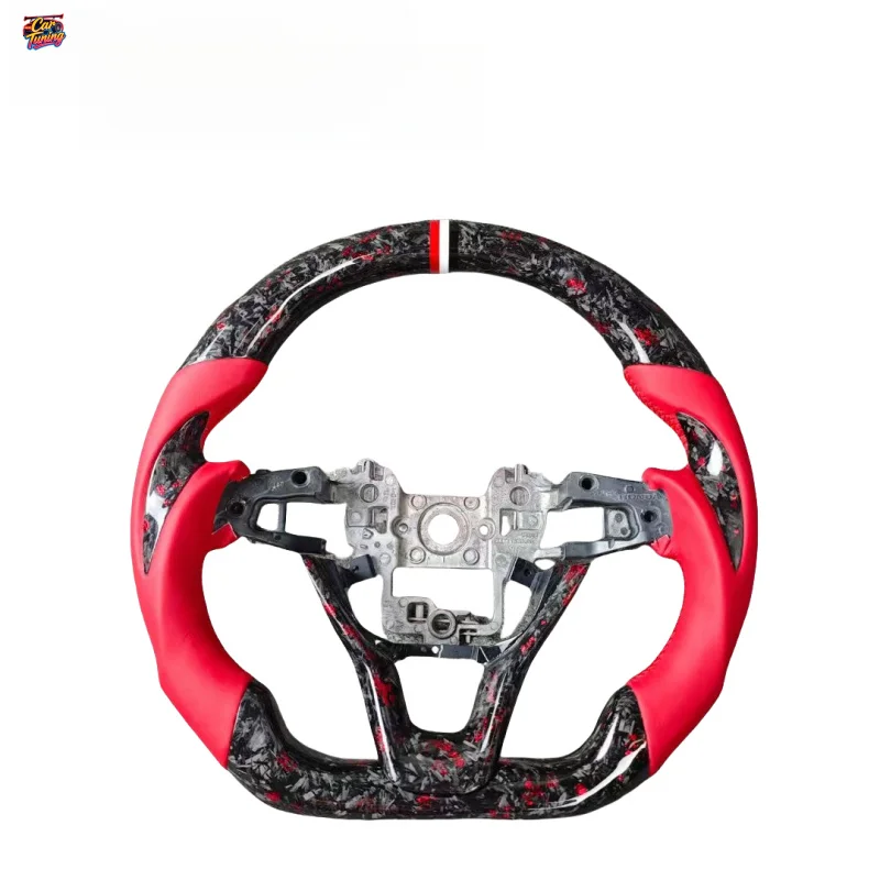 Customized LED RPM Light Sport Carbon Fiber Steering Wheel for Honda 10th Generation Accord Odyssey Elysion Lysion Inspler