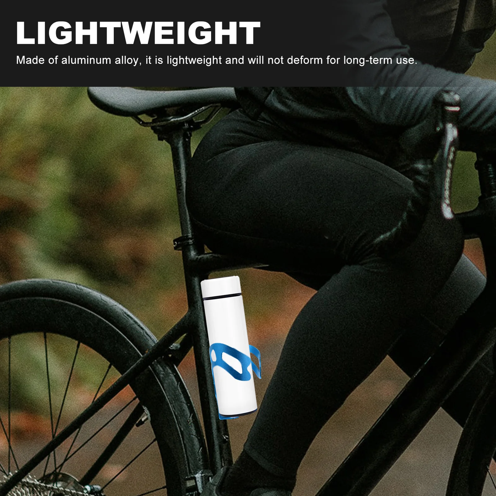 

1Set Bike Bottle Cage Lightweight Durable Easy Install Decorative Safety Guarantee Bicycle Accessories Bike Accessories