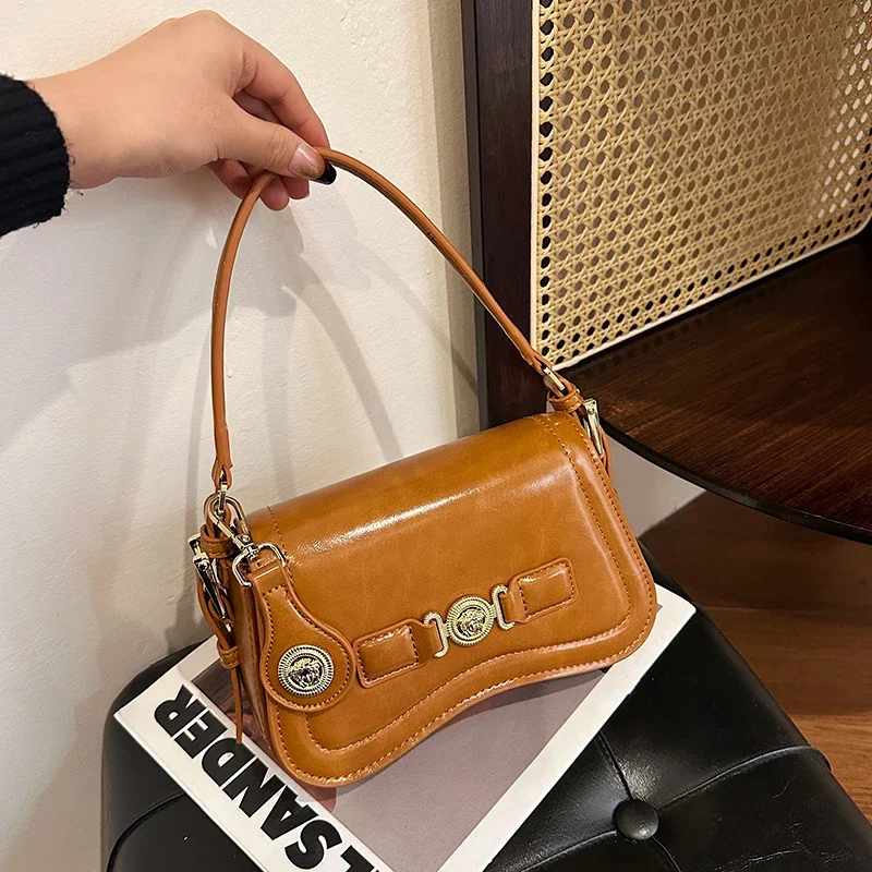 

Женская кожаная сумка через плечо от известного дизайнера, роскошный бренд для женщин, элегантная классическая популярная сумка для переноски