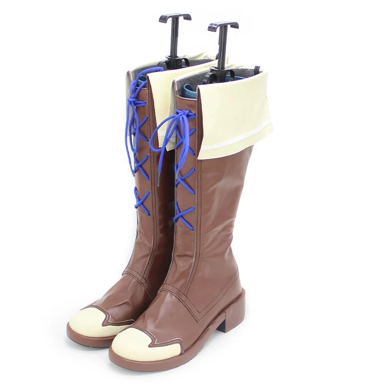 

ABC123Umamusume Pretty Derby Matikanetannhauser Cosplay Boots Knee-high Customized Anime Halloween Party Shoes F5,j'8.k/4\