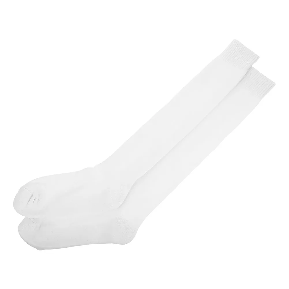 1Pair White Fencing Competition Socks Knee High Athletic Stockings Breathable Elastic Support Towel Bottom Cushioning for Sports view 5