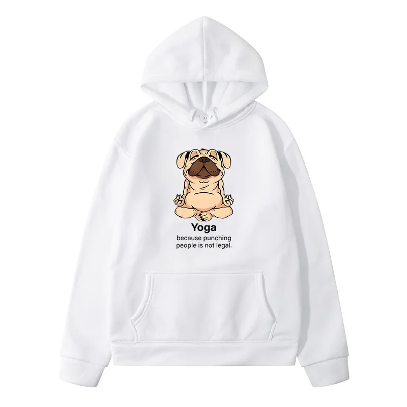 

Yoga dog printed men's sweat-shirt Y2K New in sweatshirts hoodies mens clothes hoodie sweatshirt sweater men Harajuku