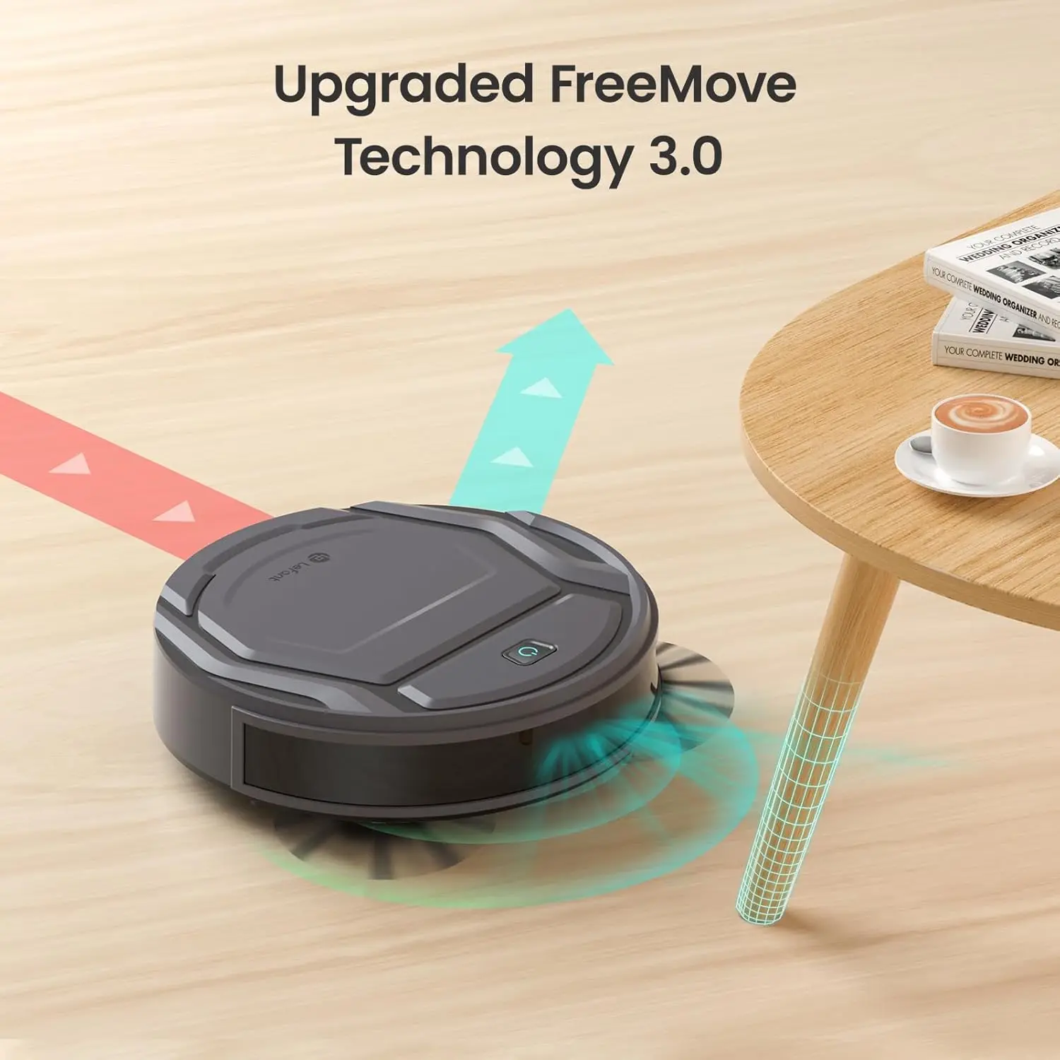 Robot Vacuum Cleaner M210 Pro,Slim,Quiet,2200Pa Suction,120 Min Self-Charging Robotic Vacuums, Freemove 3.0