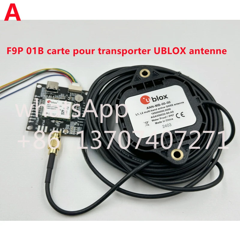 1PCS/LOT ZED-F9P-01B  02B  04B  F9P RTK  gps  ublox   Carries ANN-MB-00 L1/L2 radio frequency antenna