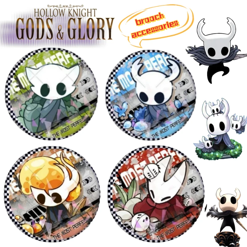 

The Hollow Knight game peripheral cartoon cute badge badge for boys and girls fashionable and versatile brooch wholesale gifts