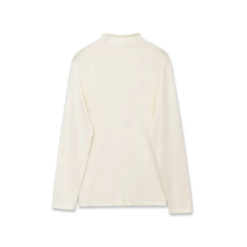 Maglione lavorato a maglia Faionable High Ne Long Sve per donna Ele Versatile inverno Nuovo arrivo Maglieria semplice Sle