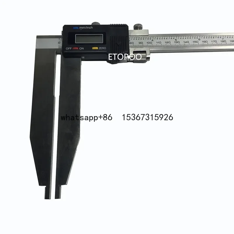 0-300mm stainless steel digital caliper with long jaw 150mm Caliber