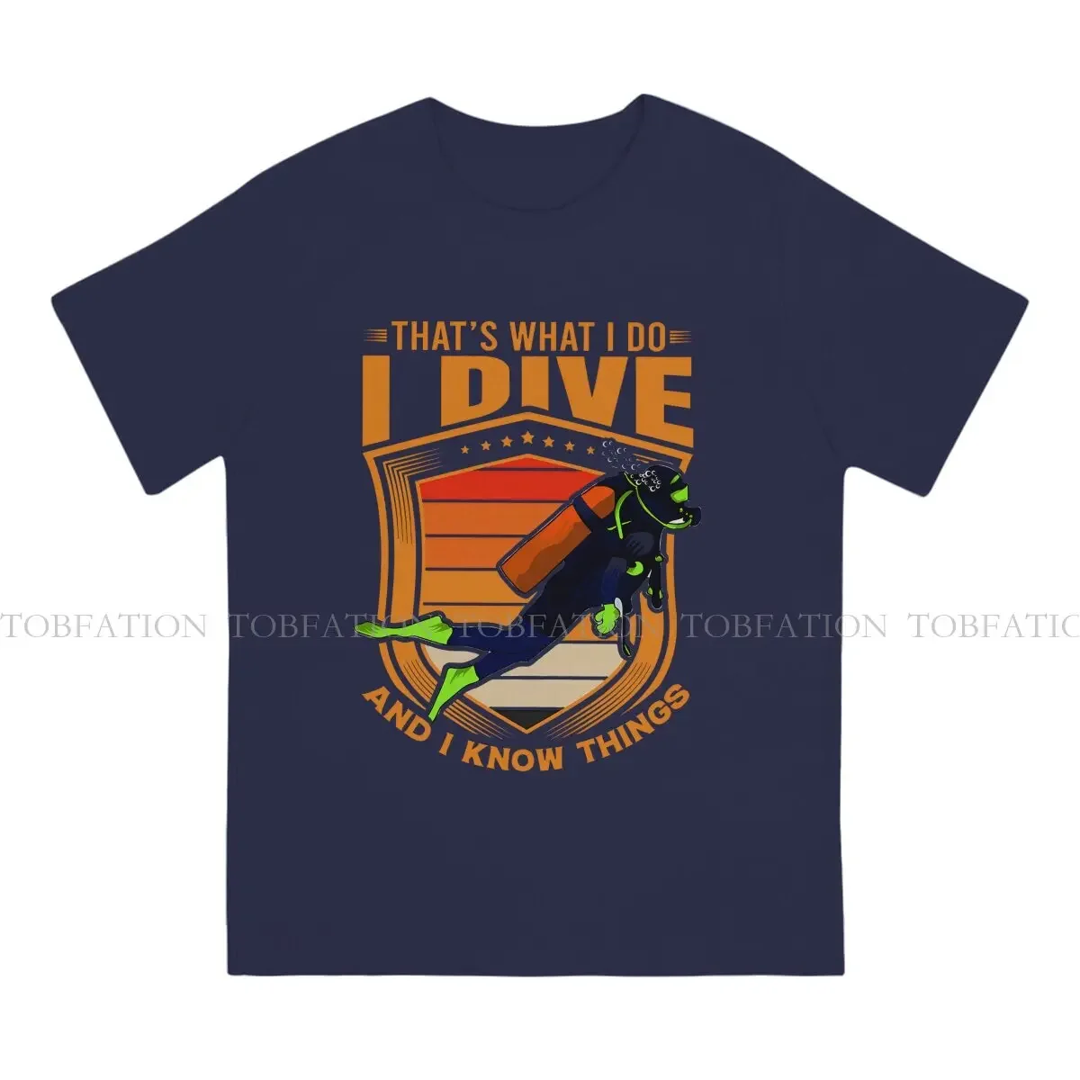 Dive And Know Things Style TShirt Dive Top Quality T Shirt Unisex  Men Women Tees Cotton vintage