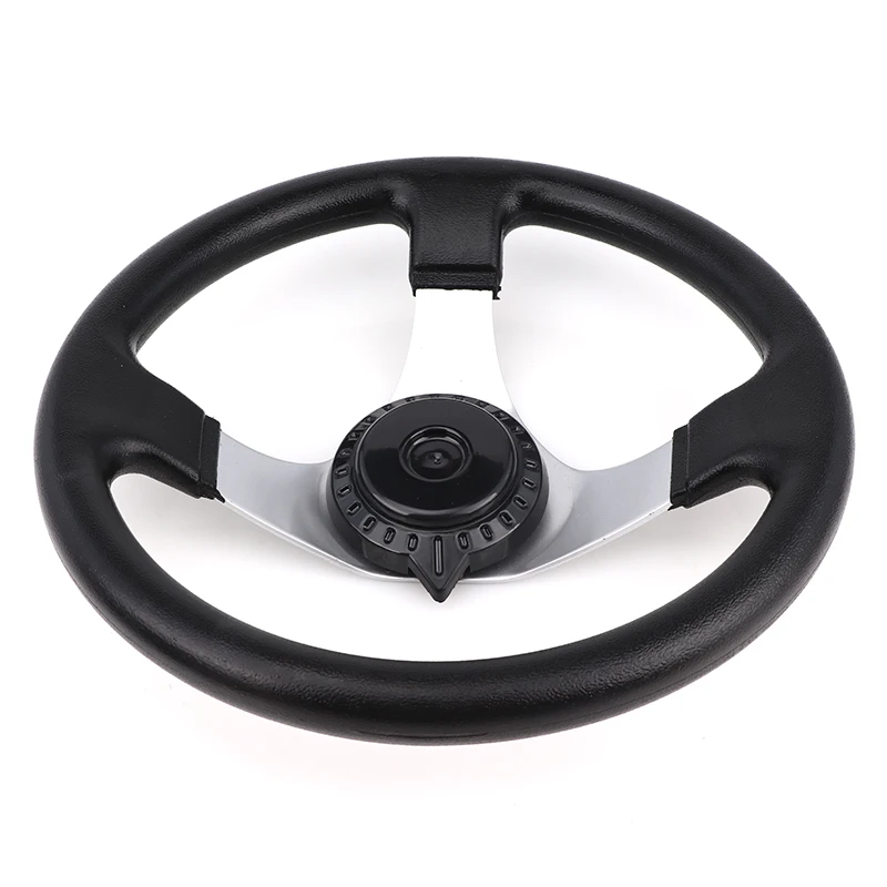 ATV 3Hole Steering Wheel Replacement Universal Suitable for Go Kart Steering Wheel Hardware with Cover Vehicle Accessories