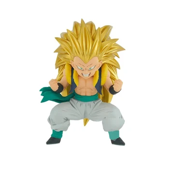 In Stock Bandai saisaiyans blood DRAGON ball Z GOTENKS original Anime Figure Model Toys Action Figures Collection Doll