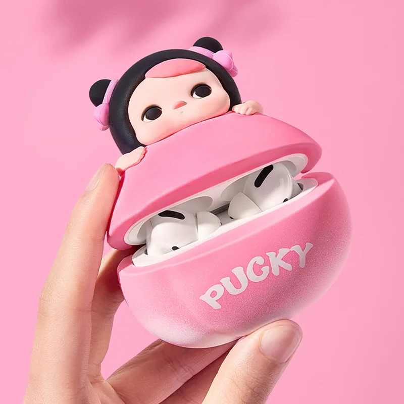 Popmart Pucky Fairy Food Restaurant Series Ear Case Airpods Pro Cute Anime Figure Ornaments Collection