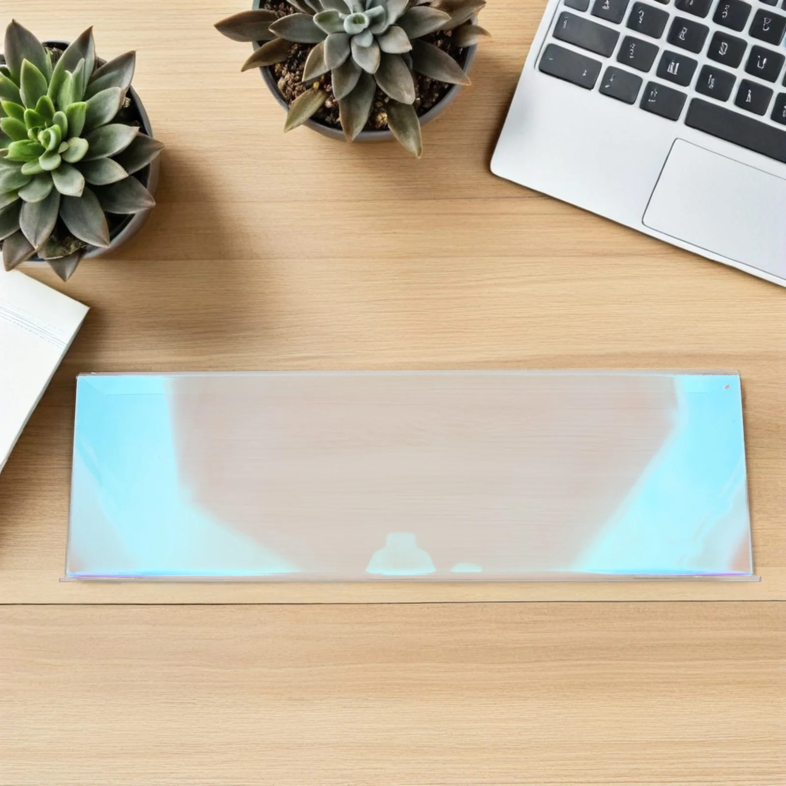 

Acrylic Keyboard Riser Stand Ergonomic Tilt Design For Desktop Mini Portable Keyboard Elevation Platform Holder Laptop