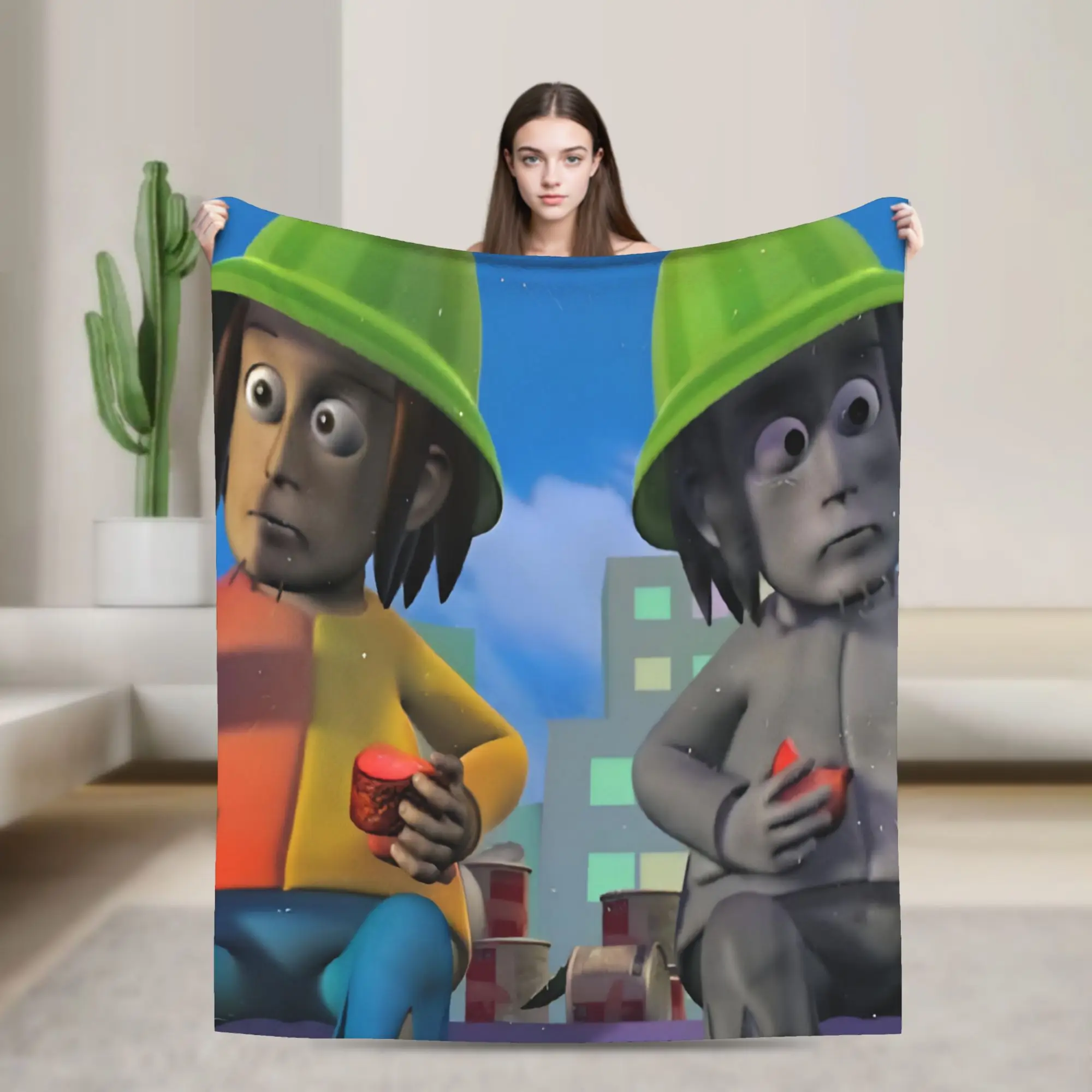 Mr.Stain on Junk Alley Merch Blanket Ultra-Soft Coral Fleece Plush  Throw Blanket Comfortable Plush Thin Quilt