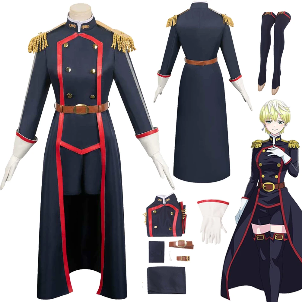 

Anime Mato Seihei No Slave Cosplay Tenka Izumo Costume Coat Shorts Outfits Girls Women Adult Halloween Carnival Roleplay Suit