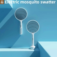 YouPin Qualitell Electric Mosquito Swatter Rechargeable Handheld LED Killer Insect Fly Wall-mounted Mosquito Trap Killing Dispel
