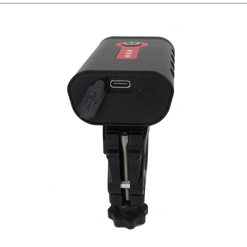 مجموعة مصابيح الدراجة القابلة لإعادة الشحن USB فائقة السطوع 1000 لومن شعاع عريض لركوب الدراجات الليلية الآمنة المصباح الأمامي والذيل الخلفي للدراجة #5