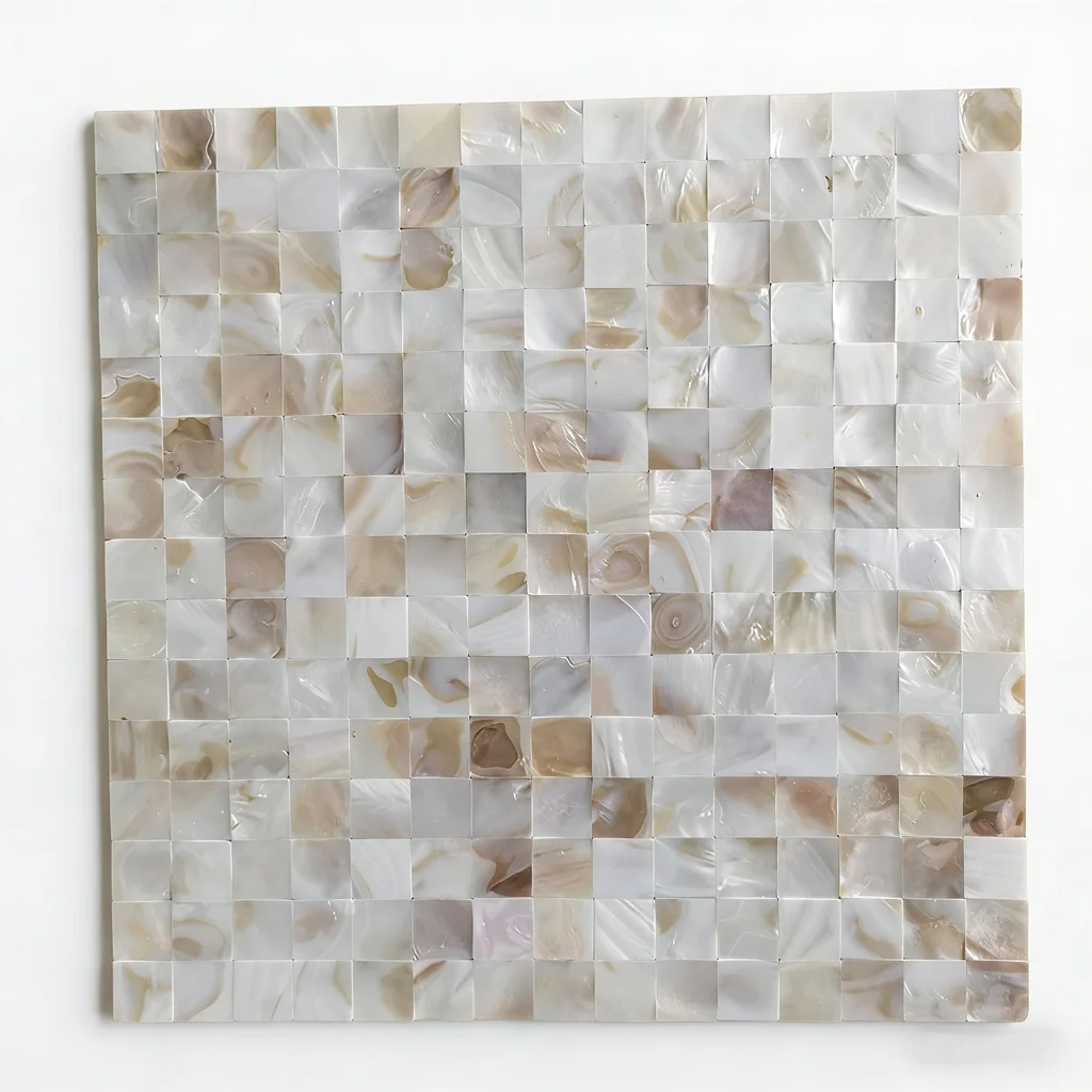 11 sheets Peel and Stick natural color Mother of Pearl Mosaic Tiles Self Adhesive seashell Mosaic for Bathroom Kitchen wall tile