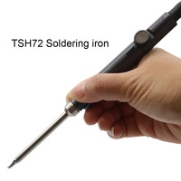 Smart Adjustable Soldering Iron Station 65W 24V, 220-400℃ Temp Control, with BC2/K/KU/D24 Tips Set for Electronics Repair