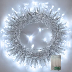 1/3/4/10M Outdoor Lights Garland LED Fairy Light Battery-operated Christmas Decorative Lights Party Wedding Garden Xmas Decor