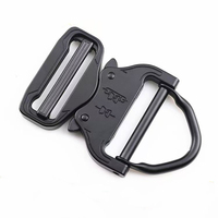 Tactical Belt Buckle Metal Zinc Alloy Quick-Release Multi-Functional Adjustable Waist Closure for Outdoor Tactical Decoration