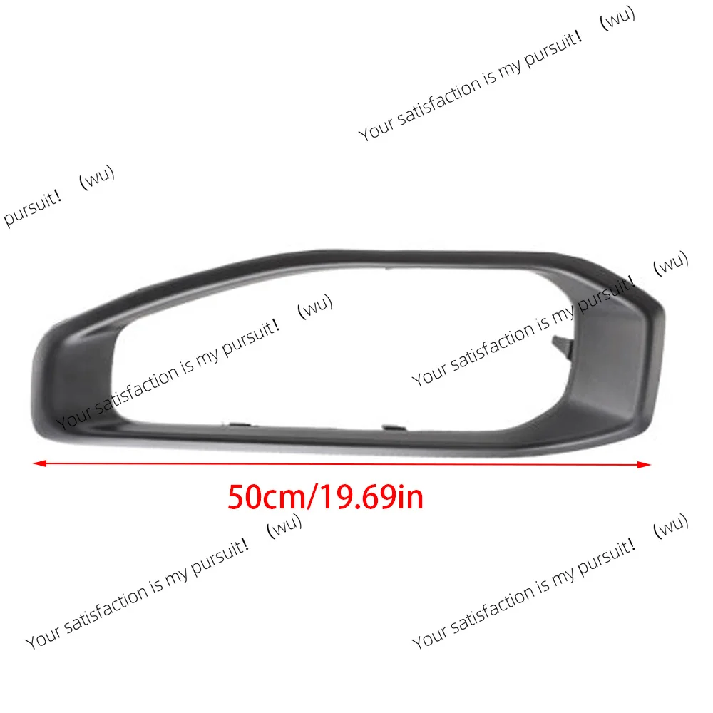 1pc Car Front Fog Light Trim Bezel Left/Right For Jeep Wrangler JL GLADIATOR 2018 2019 2020 2021 2022 2023 6BU59TZZAA 6BU58TZZAA
