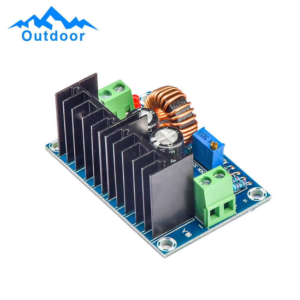 XH-M400 XL4016 DC-DC Step-down Module 8A With Voltage Stabilization DC Voltage Reduction Module Board Voltage Regulator DC4-40V