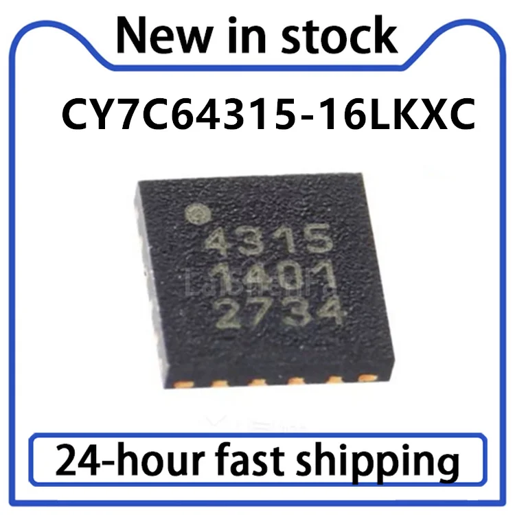 1 Stück Neuer CY7C64315-16LKXC Siebdruck 4315 Patch QFN-16 USB-Schnittstelle Mikrocontroller IC-Chip auf Lager