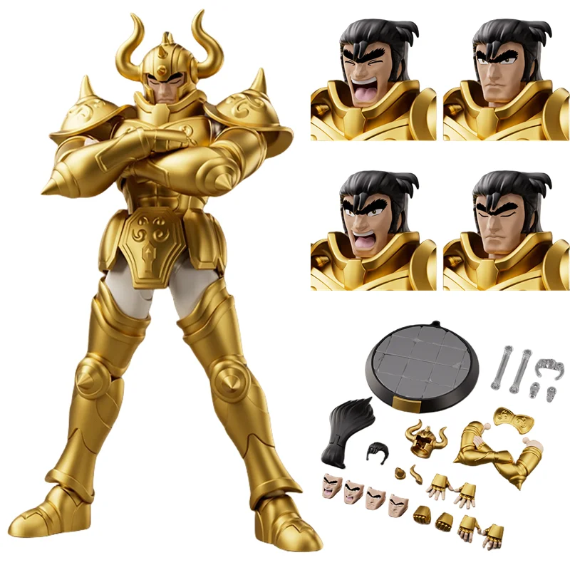 Blokees Saint Seiya Aldebaran Siegfried Pegasus Wassermann Actionfigur Skorpion Milo Leo Aiolia Bewegliches Anime-Modell Puppe Spielzeug Geschenk