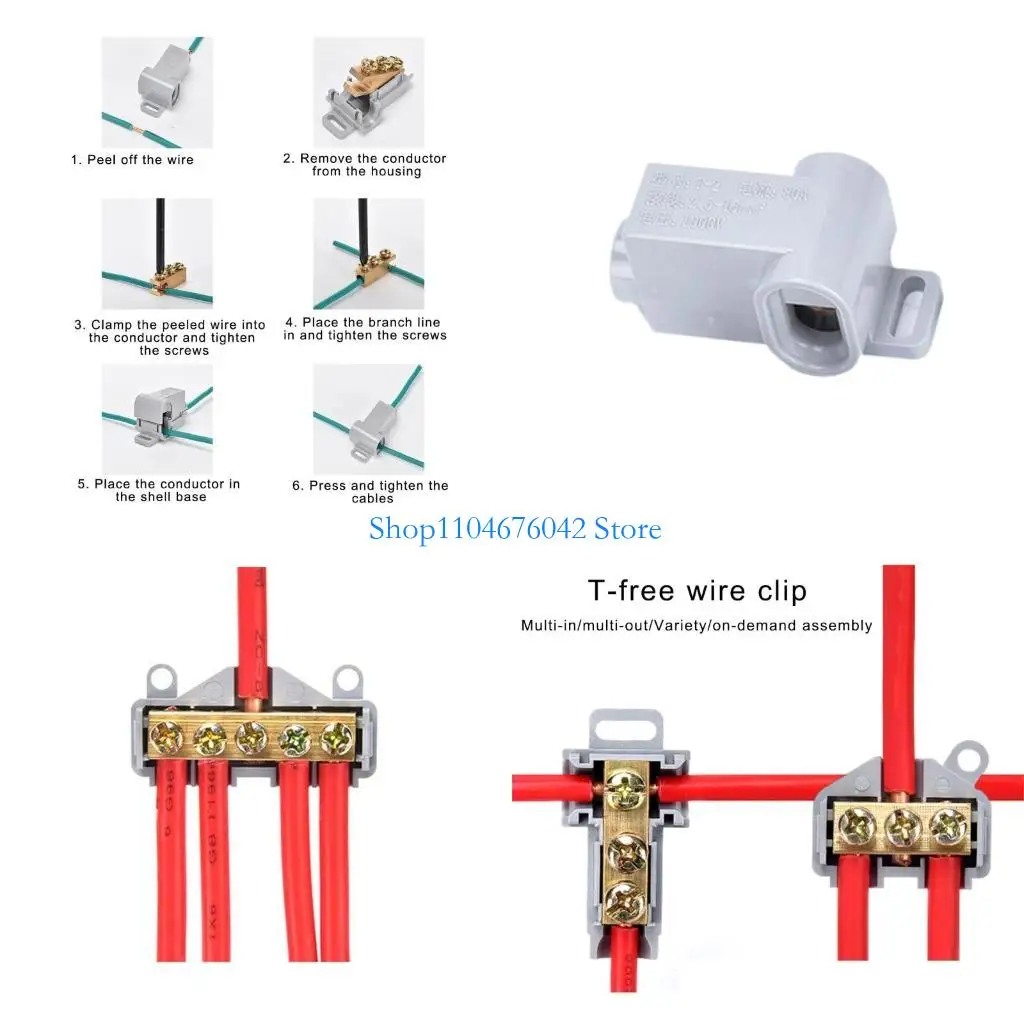 

5asd Brass Quick Terminals Block Wiring Connector Quick Wiring Connection Terminals