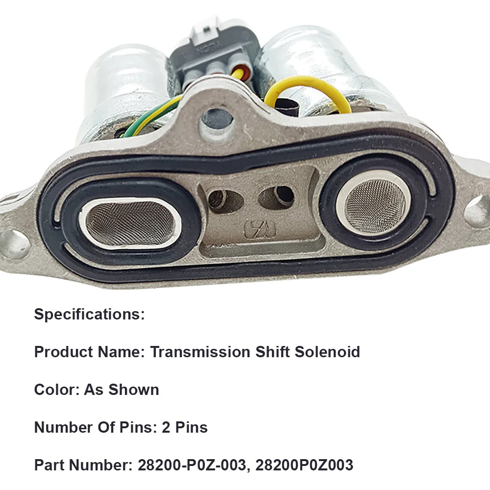 1pc 28200-P0Z-003 Transmission Shift Lock-Up Solenoid Valve for Honda Odyssey V6 3.5L 1999 2000 2001