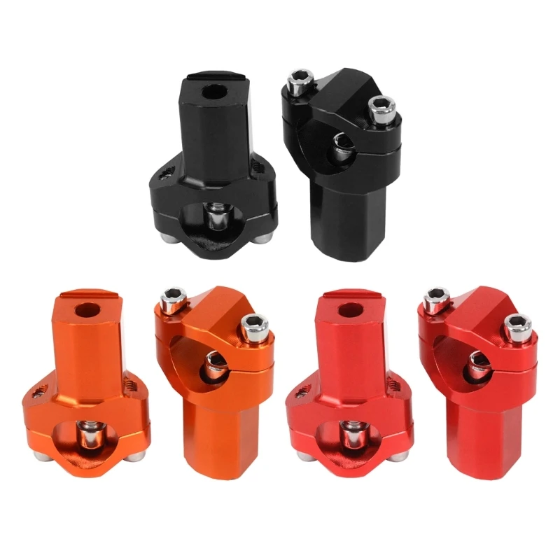 

Motorcycle HandleBar Handle Clamps Riser Fat Bar Mount 28mm 1 1/8" Universal Quick Fixing Motorbike Spare Part Durable