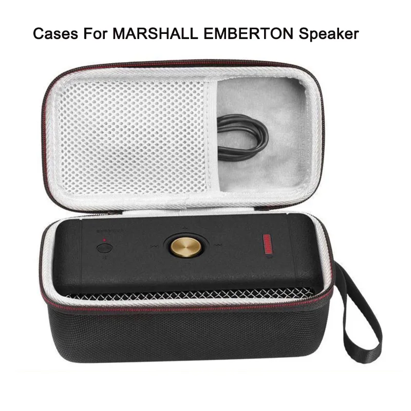 

Чехлы для портативных динамиков MARSHALL EMBERTON, жесткая дорожная сумка из ЭВА, водонепроницаемые и устойчивые к царапинам чехлы для беспроводных динамиков