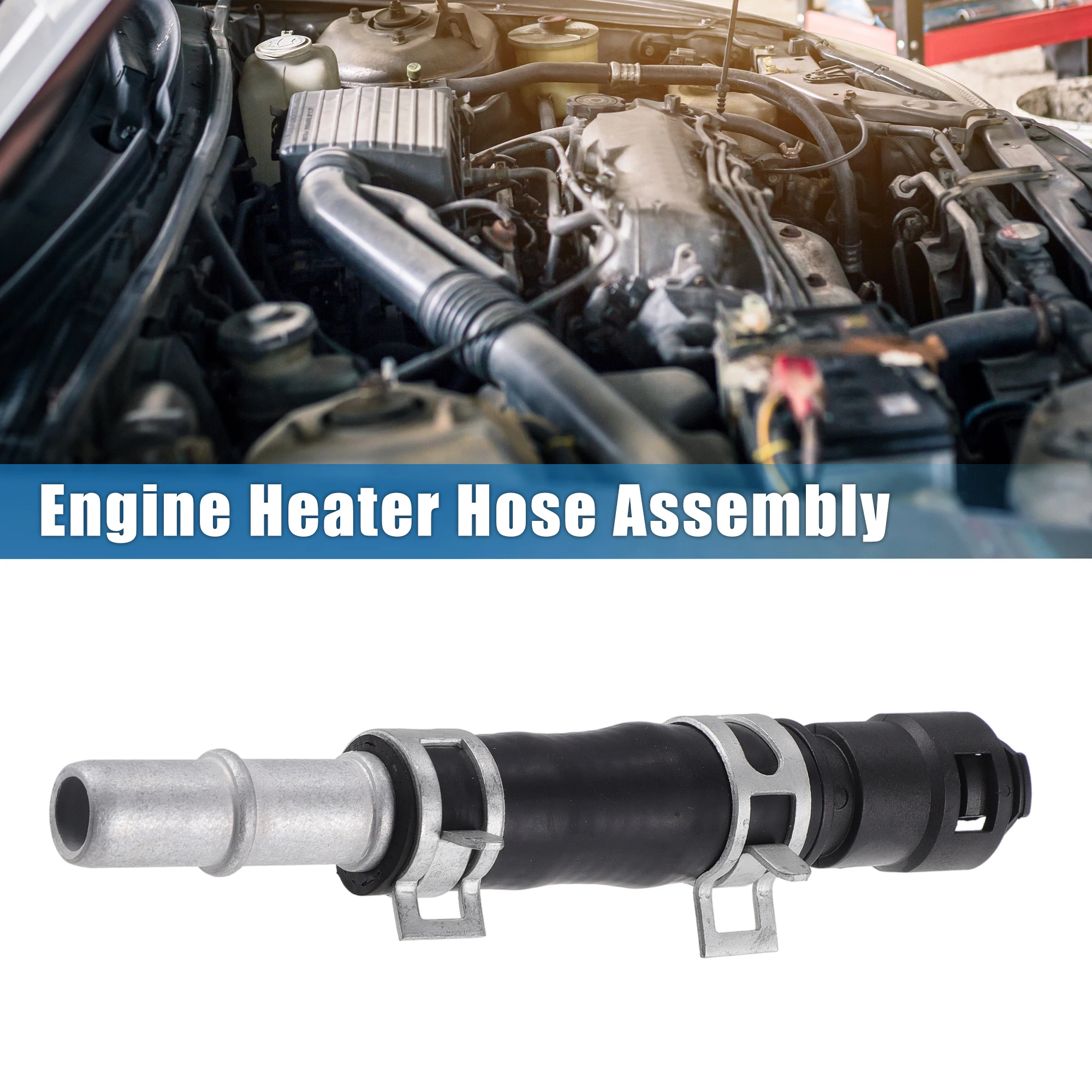 UXCELL Engine Heater Hose Assembly No.5L3Z18472G for Ford Expedition 5.4L 2007-2010 for Lincoln Mark LT (Mexico) 5.4L 2010