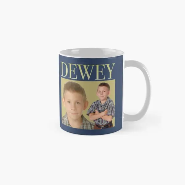 Cadeau De Jour Dewey Malcolm In The Midd  Mug Design Tea Coffee Image Simple Cup Picture Gifts Printed Handle Round Drinkware