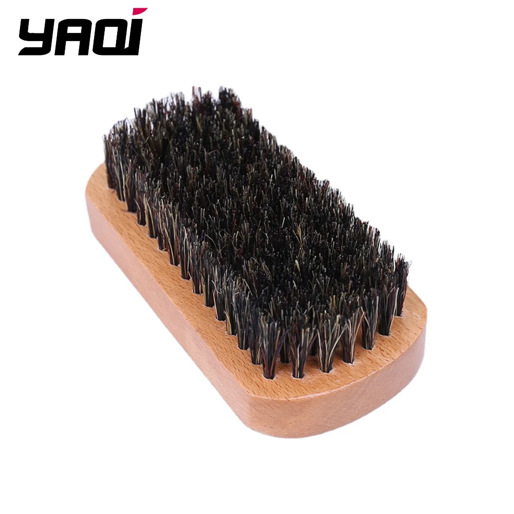 YAQI Natural Boar Bristle Mustache man Beard Brush Gift Mustache Care Tool