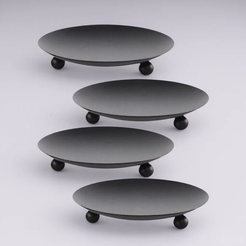 4 Uds. Soportes de Metal, soportes de arte del hierro para fiesta en casa, boda, restaurante, candelabros decorativos de mesa