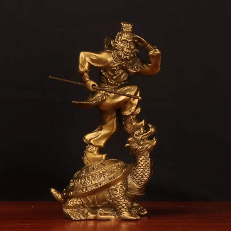 Zodiac Monkey, Money Dragon, Turtle Home Decorations, Copper Sun Wukong Figurine, Top Of The Line