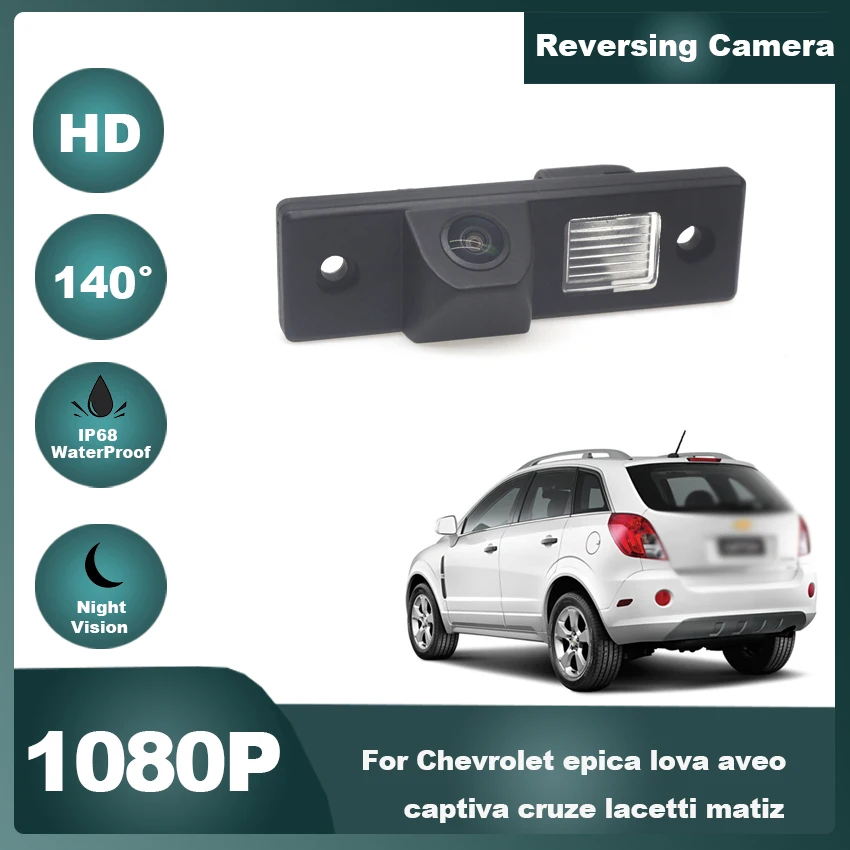 140 Degree HD 1080P Car Rear View Camera For Chevrolet epica lova aveo captiva cruze lacetti matiz Night Vision