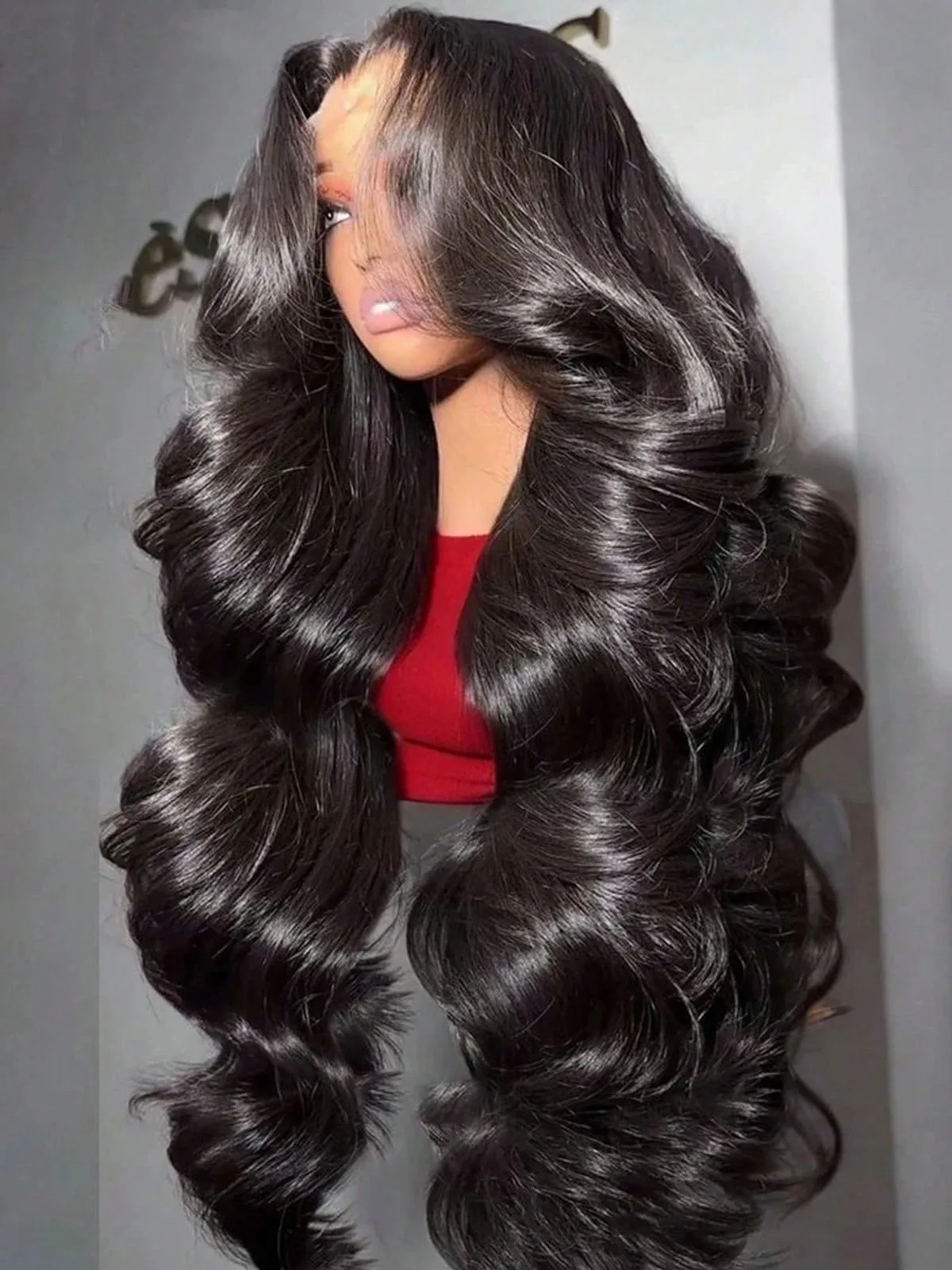 

13x4 13x6 Invisible Lace Front Wig 250% Density Body Wave Brazilian Human Hair Pre Plucked Natural Hairline