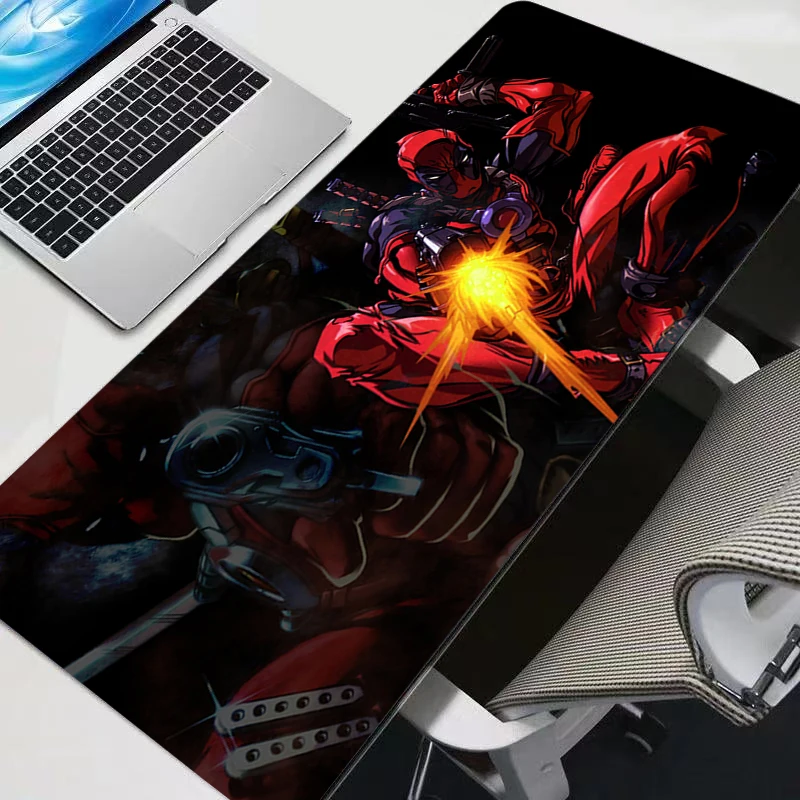 Mouse Pad Anime Deadpool Carpe Mousepads Large PC Gamer Computer Mausepad Varmilo Keyboard Gaming Accessories Desk Mat