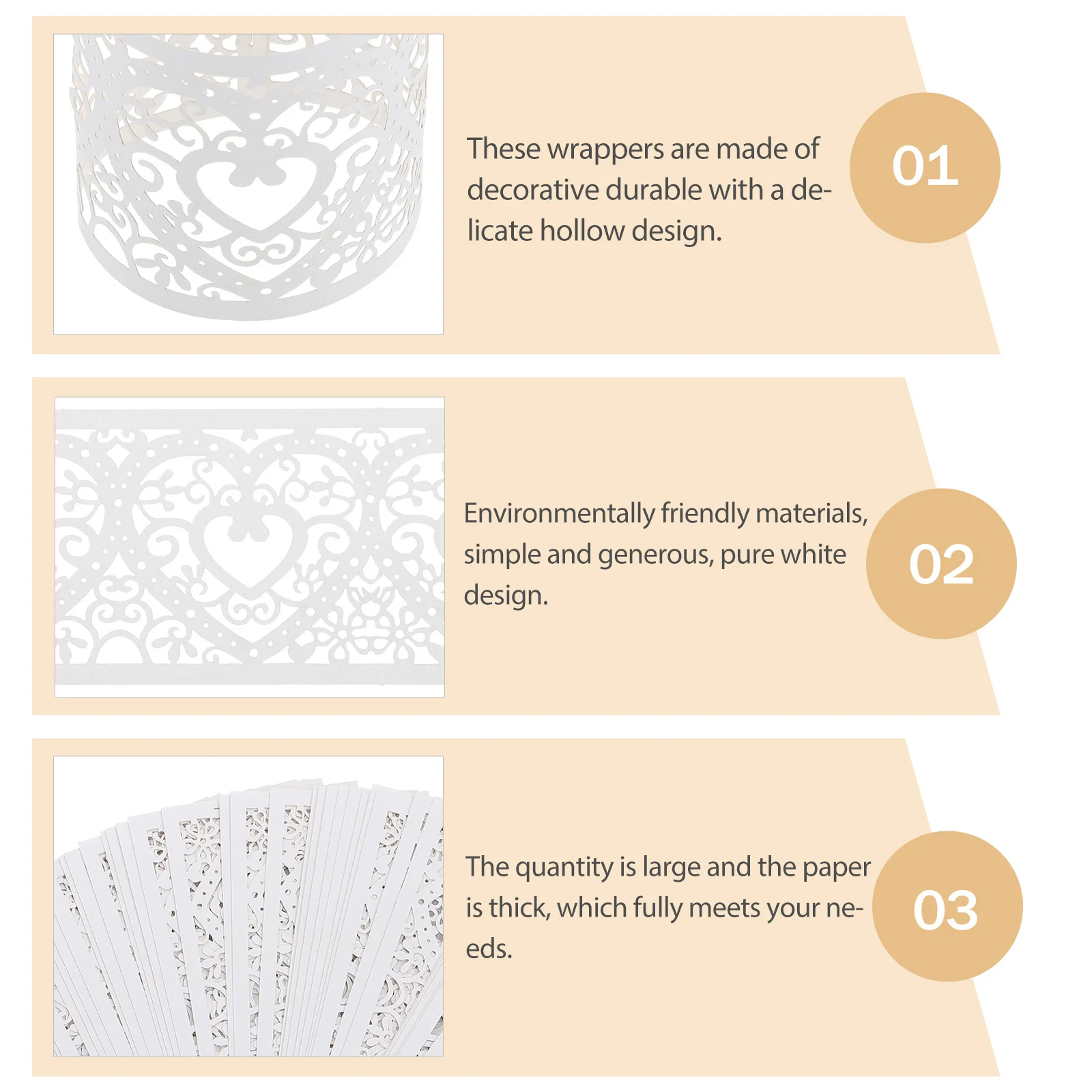 

Decoration Wraps Love Lampshade LED Light Tea Lights Holder 250g Pearlescent Paper Bridegroom