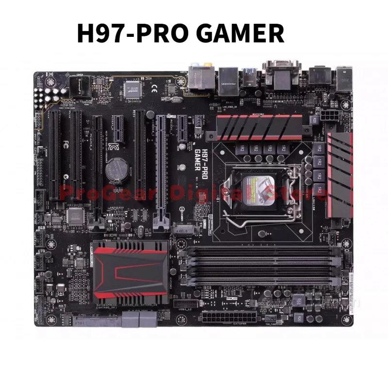 

Материнская плата ASUS H97-PRO GAMER LGA1150 ATX для игровых ПК с поддержкой M.2 и процессоров Intel 4-го поколения