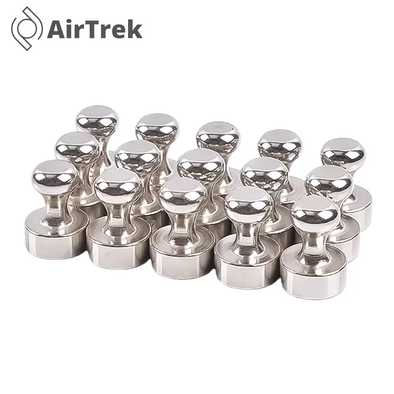 Strong Magnetic Pins Whiteboard Fridge Magnets Portable Metal Push Pins Cone Shape Home Office Storage Tools