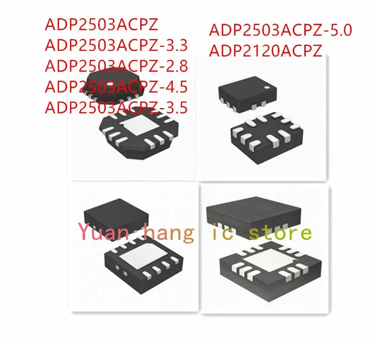 ADP2503ACPZ ADP2503ACPZ-3.3 ADP2503ACPZ-2.8 ADP2503ACPZ-4.5 ADP2503ACPZ-3.5 ADP2503ACPZ-5.0, ADP2120ACPZ IC, 10 개