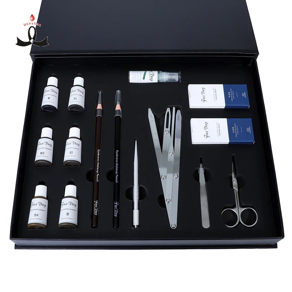 Wenshen complete Complete microblading Set professional Permanent Makeup tattoo kit