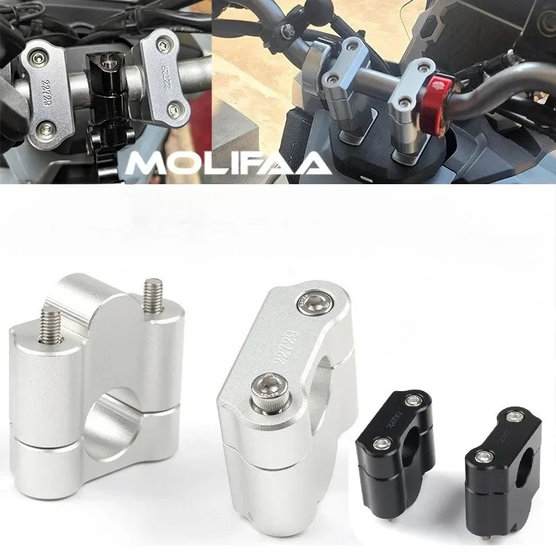 

Алюминиевые стойки руля мотоцикла для SYM HUSKY ADV 150, передний удлиняющий кронштейн, зажим для крепления, опорная крышка, аксессуары