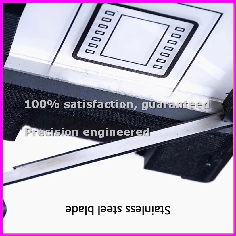 

Резак для пленки из нержавеющей стали 135/120, инструмент для резки слайд-пленки для темной комнаты с защитой от падений и пластиковым внешним корпусом - ABVP